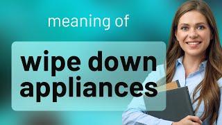 Mastering Household Vocabulary: "Wipe Down Appliances" Explained!