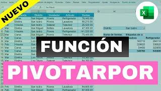 CREA una TABLA DINÁMICA usando esta simple FÓRMULA en Excel (PIVOTARPOR)