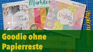 schnelle Verpackung basteln / 15 x 15 Blöcke von ACTION / ohne Stanzmaschine