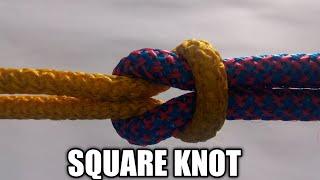 How to tie a square knot |premium knots .@NONORANCH