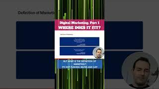 Absolute beginner's guide to Digital Marketing (Marketing 101), PART 1 - Where does digital fit?