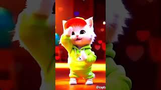 Cat mast dance # trending #shorts video #cat funny dance #viralvideo