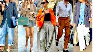 READY FOR FALL 2024? MILAN AUTUMN STREET FASHION TRENDY FALL LOOKS & WINDOW SHOPPING #vanityfair