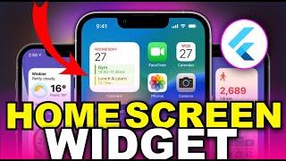 Let's create home screen widgets with Flutter! | Develop home screen widgets for iOS and android app