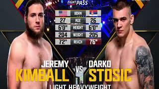 Darko Stosic vs Jeremy Kimball