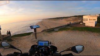 Balade à moto hors saison, sur St Palais/Mer et la Palmyre (17).