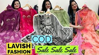 Lavish Fashion Brings You Big Value Sale on its Cotton & Party Wear Suits, Jump Suits & Shirts. COD