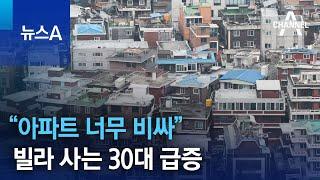 “아파트 너무 비싸”…빌라 사는 30대 급증 | 뉴스A