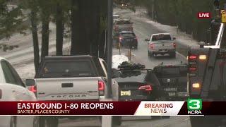 NorCal Weather Updates | Highway 50, I-80 reopen in the Sierra