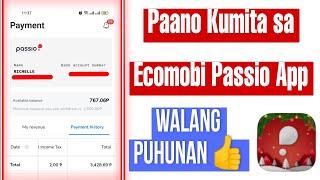 Paano Kumita sa Ecomobi Passio App | Walang Puhunan