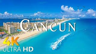 12 HOURS DRONE FILM: " CANCUN in 4K " + Relaxation Film 4K ( beautiful places in the world 4k )