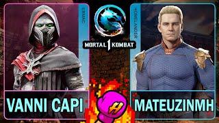 MK1  Vanni Capi (ERMAC) VS MateuzinMH (HOMELANDER)Mortal Kombat 14K 60ᶠᵖˢ