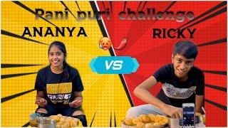 Pani Puri Challenge || Ananya Jinka