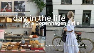 Copenhagen vlog | day in my life - visiting new café spot, meetings, book haul & chats