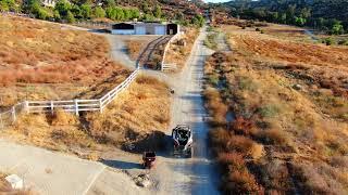 A secret road hiding in Perris, CA 4k drone video