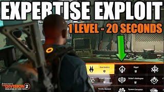 DO THIS NOW! INFINITE KILL XP FARM -  BREAK YOUR EXPERTISE SYSTEM WITH EASY LEVELS | The Division 2