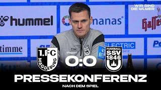 #FCMULM | Die Pressekonferenz nach dem Auswärtsspiel gegen den 1. FC Magdeburg