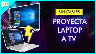 Cómo CONECTAR mi Laptop a la TV Sin Cable HDMI  (Rápido y Fácil)