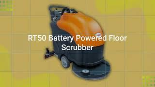 Battery Powered Floor Scrubber RT50 - Quality Cleaning Solution for Efficient Floor Maintenance!