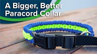 Heavy-Duty Adjustable Paracord Dog Collar