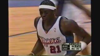 Darius Miles 16 Points Vs. Kings, 2000-01.