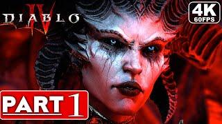 DIABLO 4 Gameplay Walkthrough Part 1 FULL GAME [4K 60FPS PC ULTRA] - No Commentary