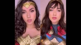 Wonder Woman vs Wonder Girl Cosplay by Amazing Lis Wonder