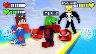 JJ Spider-Man and Mikey SuperHero vs Venom Banana Kid - Maizen Minecraft Animation