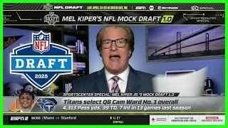 2025 NFL DRAFT MOCK 1.0 (Mel Kiper Jr. & Field Yates ESPN Special)