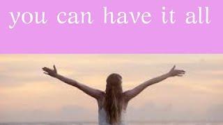 you can have it all; speech for success in life in english