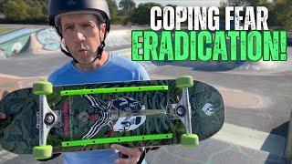 How to Skate & Eradicate Coping Fear (Learning Fakie Rock at 51 YO)