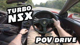 RHD TURBO NSX POV DRIVE (BW EFR 7670/12PSI) CRAZY TURBO FLUTTER SOUNDS (4K)