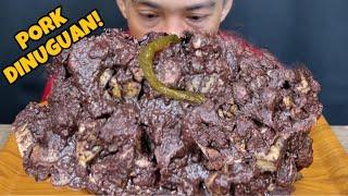 Pork DINUGUAN Mukbang Asmr | Filipino Food Mukbang Philippines