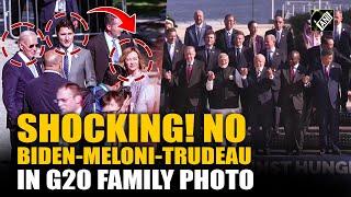 Joe Biden, Giorgia Meloni & Justin Trudeau ignored in G20 family photo? Know reason why