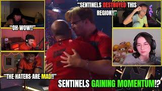 VALORANT Pros and Streamers react to Sentinels defeating DRX in playoffs!!!