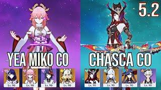 Yea Miko C0 Mono Electro & Chasca C0 Spiral Abyss Floor 12 Genshin impact