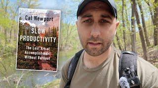 Doing Less with an Eternal Mindset (Slow Productivity Book Review)