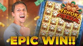 SUPER BONUS ON ASHOKA ETERNAL FROM ELK STUDIOS (EPIC WIN) 