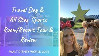 Walt Disney World Travel Day - Virgin Atlantic Comparison and All Star Sports Tour & Review - 2024