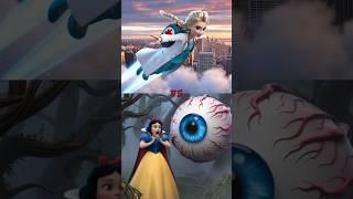 Doctor Elsa vs Disney All Princess of The Phenomenon Screaming #shorts