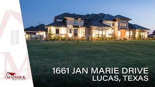 1661 Jan Marie Drive, Lucas, Texas - Luxury Real Estate in Lovejoy ISD 4K