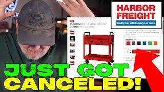 Harbor Freight - Canceled Over the New Series 3 Service Cart #possiblyclickbait