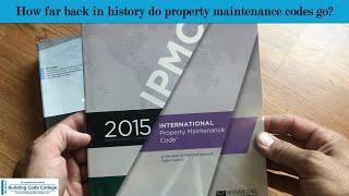 Property Maintenance Code History (Housing Code)