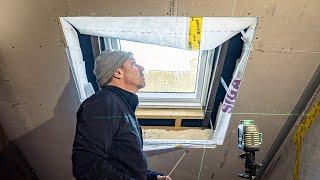 Velux Roof Window - Insulation & Plasterboard