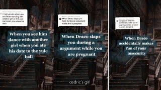 How does DRACO MALFOY reacts... [All new] (Sweet/Spicy/Sad)