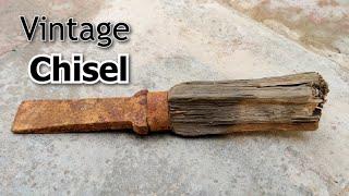 Vintage Tool Restoration | Rusty Old Chisel Razor Sharp