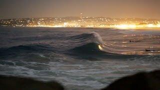 Night Surfing - Mission Beach, San Diego