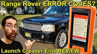 SO MANY Error Codes in my Range Rover! - Launch Creader Elite Scan Tool REVIEW