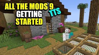 Ep1 Getting Started -  All The Mods 9 To The Sky Modpack