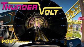 Thundervolt POV At Playland PNE New For 2024 Zamperla Coaster